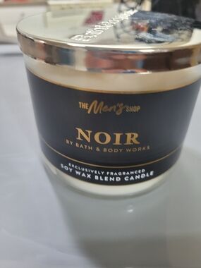 Bath & Body Works Noir Soy Wax Blend Candle - Black
